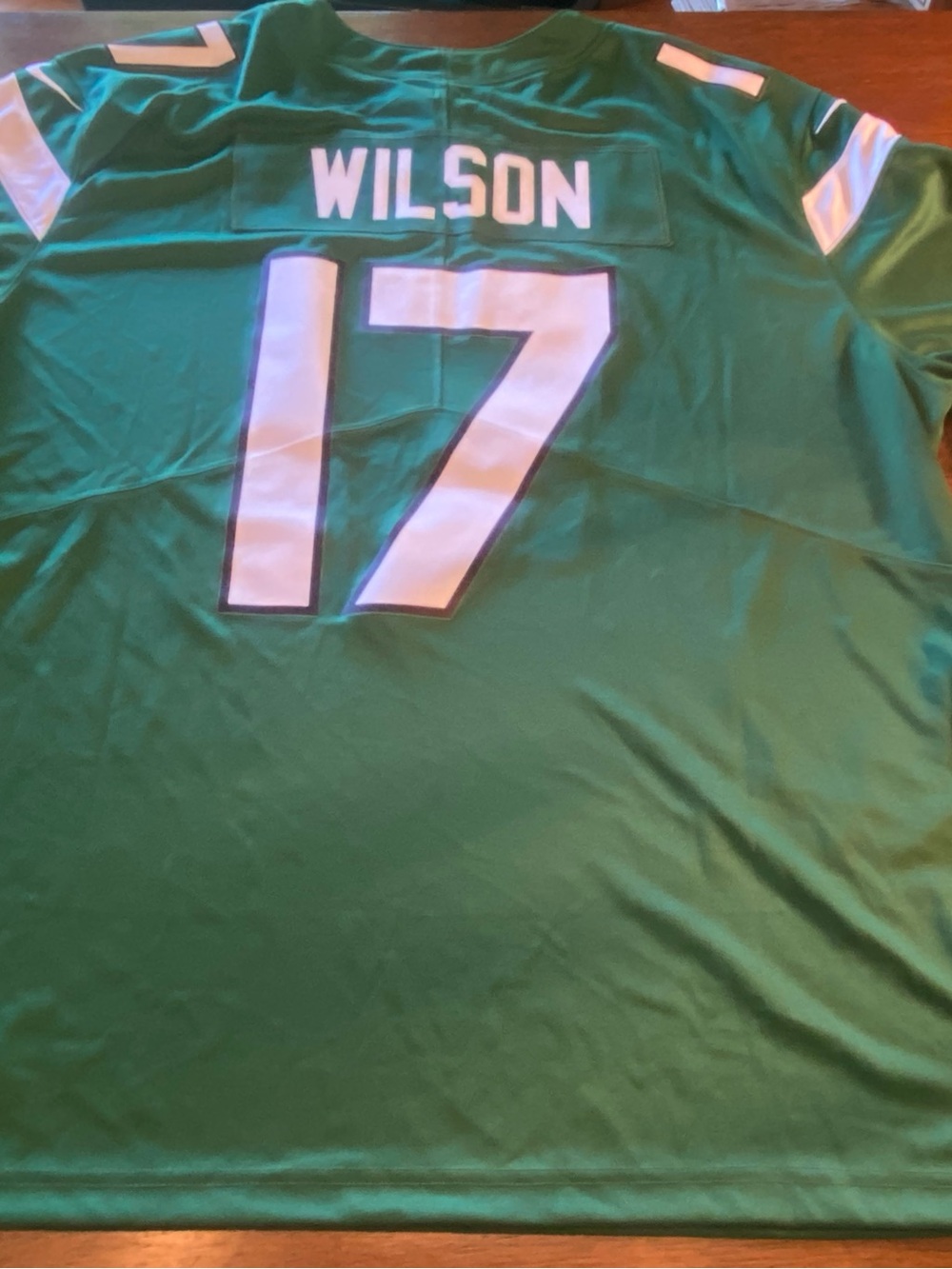 Nike New York Jets Garrett Wilson #17 Vapor F.U.S.E Limited Jersey Green 3XL NWT